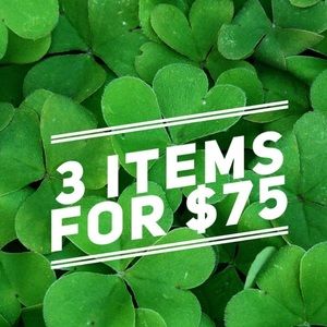 Select Items are 3 for $75!!